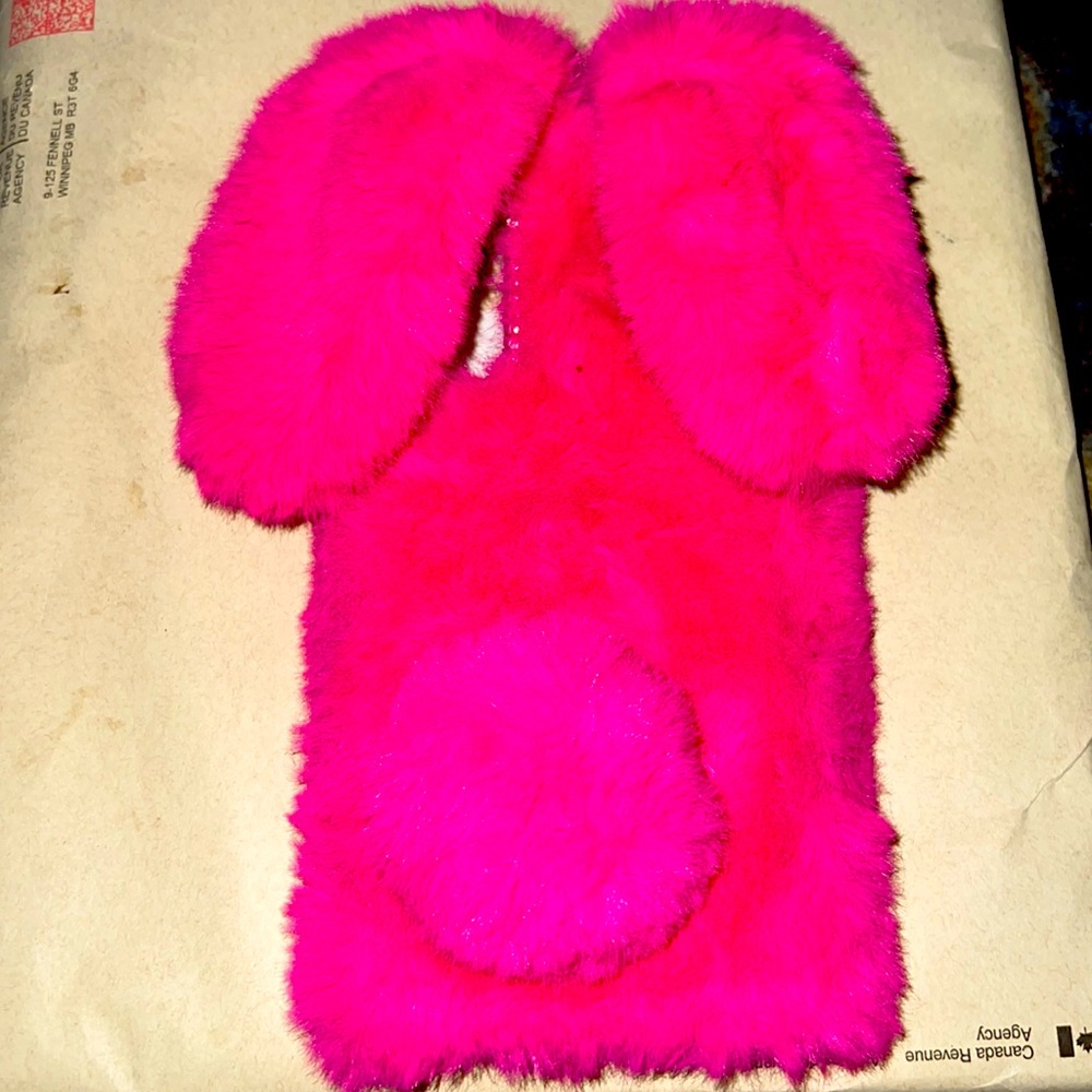 Samsung Galaxy S21+ plus 5G Pink Fur Rabbit case